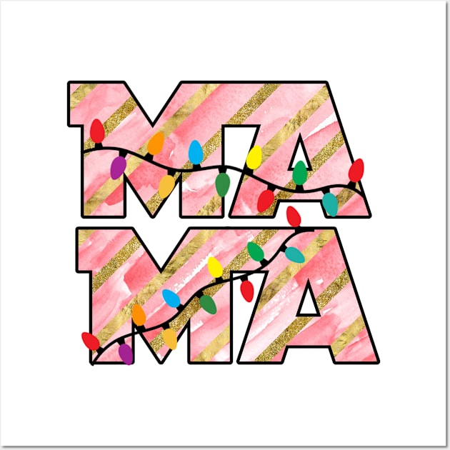 Mama Claus Wall Art by MZeeDesigns